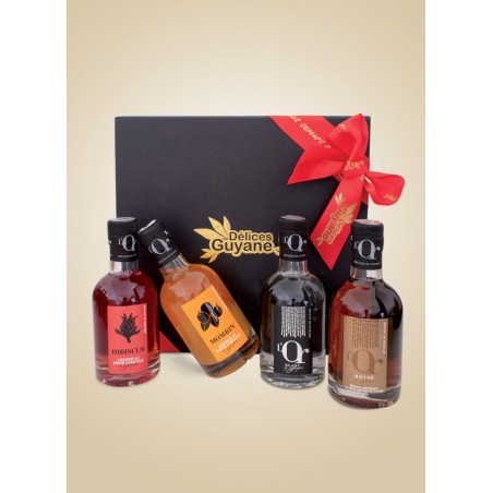 Coffret liqueurs et or