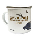 Mug métal émaillé Guyane " Les Salines Remire-Montjoly"