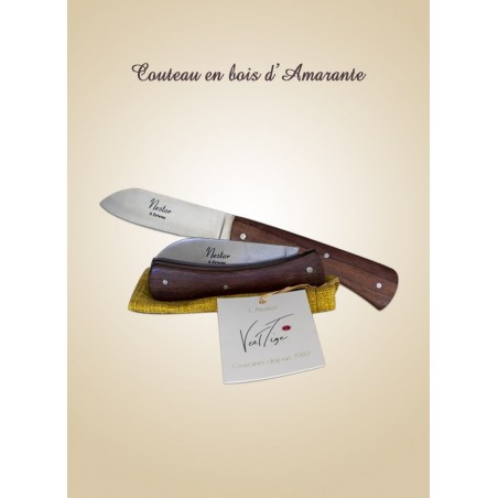 Couteau de Guyane en bois d'Amarante