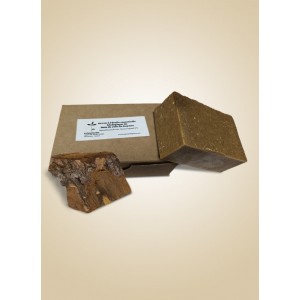 Savon à barbe dans sa boite en bois de Guyane