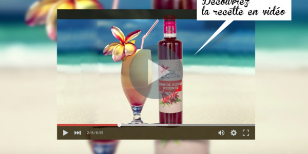 Cocktail sans alcool Bananibiscus