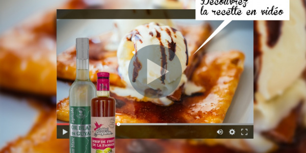 Crêpes flambées Maracudja