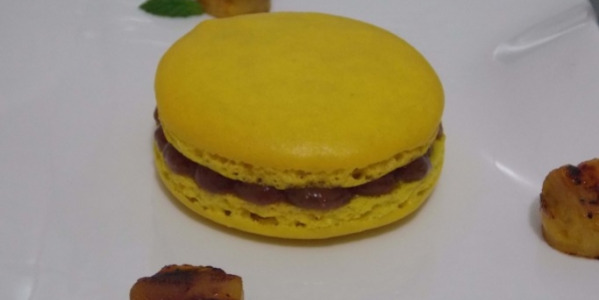 Macarons à la banane au rhum agricole