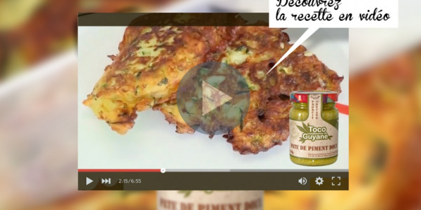 Beignets de courgettes au piment doux