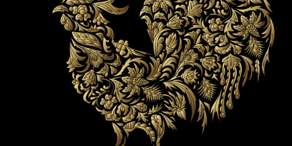 Bonne année du Coq de Feu