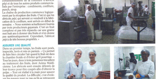 Confiture d'abricot péyi