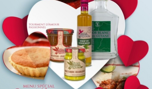 Menu spécial Saint Valentin